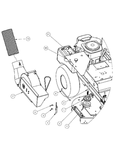 Part Location Diagram of OTH150112 MTD Catcher Mount